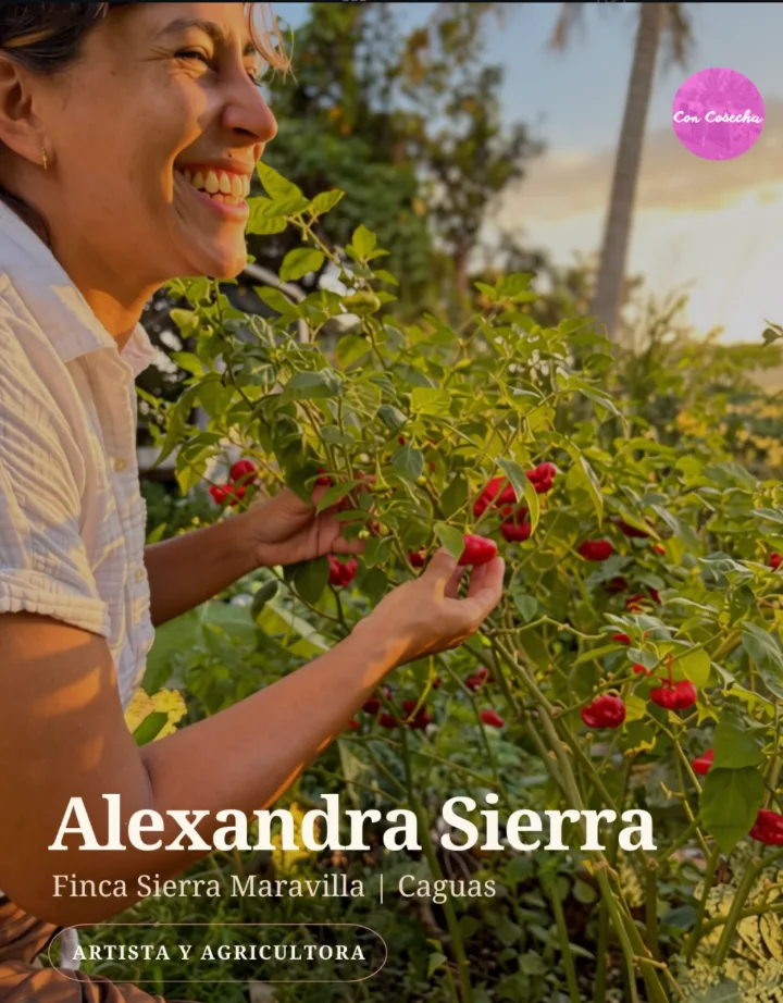 Alexandra Sierra, Finca Sierra Maravilla en Caguas